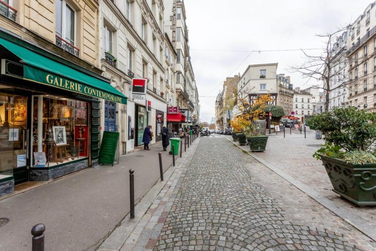Abbesses - Superbe appartement avec cheminées Paris Extérieur photo