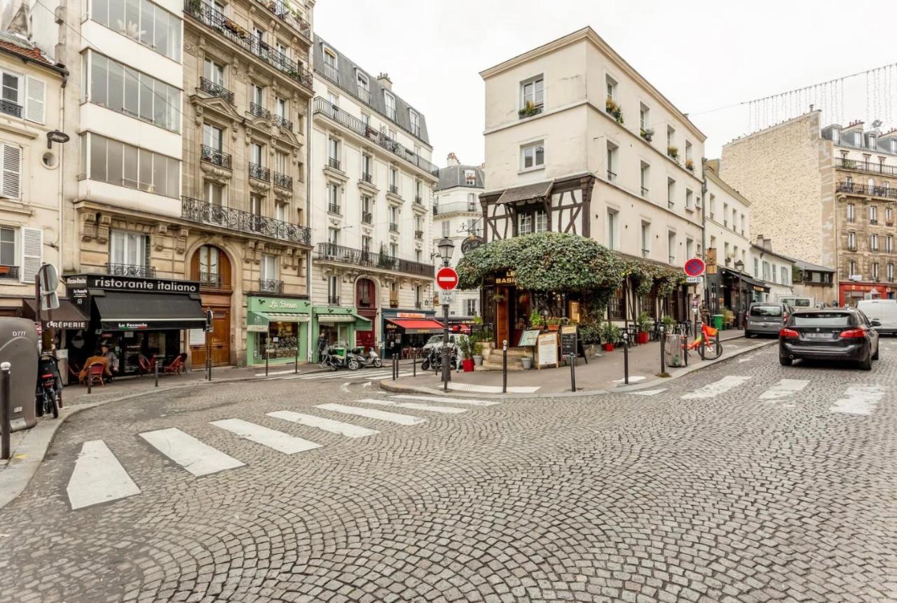 Abbesses - Superbe appartement avec cheminées Paris Extérieur photo